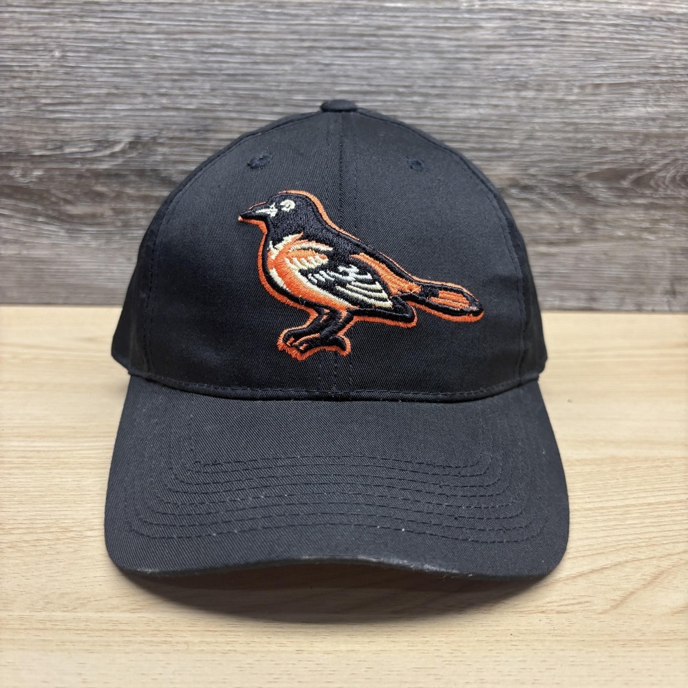 Baltimore Orioles Hat Cap Snap Back Mens Medium Black MLB Baseball Bird